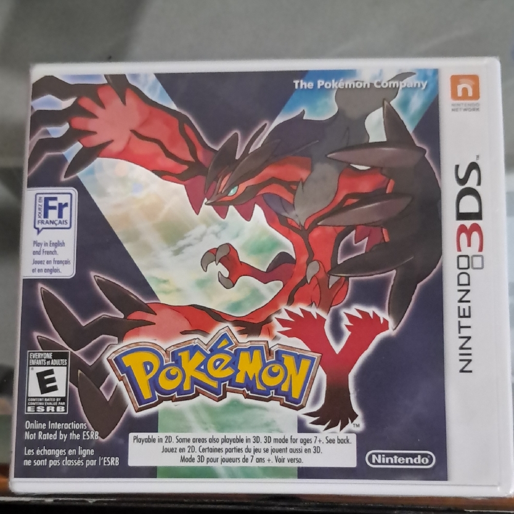 Nintendo Pokémon Y Game - Red & Black Cover